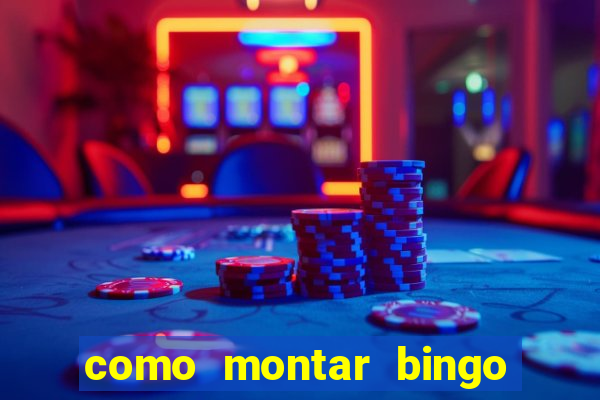 como montar bingo brinquedos toia